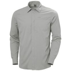 Koszula z długim rękawem Helly Hansen Tofino Solen. Szare koszule Helly Hansen, m, bez wzorów, bez kołnierzyka, bez ramiączek. Za 510.50 zł.