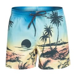 Szorty kąpielowe męskie Quiksilver Everyday Paradise Volley 15". Niebieskie kąpielówki Quiksilver, m, bez wzorów, krótkie. W wyprzedaży za 185.00 zł.