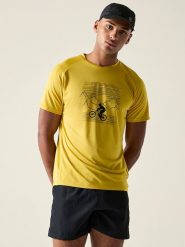 Dare 2b Koszulka funkcyjna "Tech II" w kolorze żółtym rozmiar: S. Żółte t-shirty sportowe Dare 2B, bez wzorów, z materiału, bez ramiączek, outdoorowe. Za 48.05 zł.