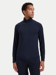 Emporio Armani Underwear Golf EM000388 AF25034 UB102 Granatowy Slim Fit. Niebieskie golfy Emporio Armani Underwear, m, bez wzorów, bez kołnierzyka, bez ramiączek. Za 394.99 zł.