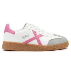 Buty MUNICH MINI BARRU 09 Biały. Białe buty trekkingowe munich, bez wzorów, ze skóry, bez zapięcia. Za 211.99 zł.