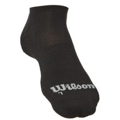 Skarpety tenisowe męskie Wilson Kaos No Show Sock. Czarne skarpety Wilson, bez wzorów. Za 40.00 zł.