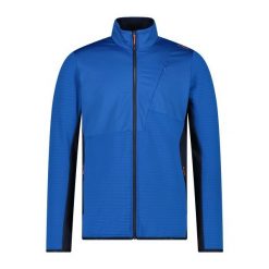 Bluza męska turystyczna CMP 34G1627. Niebieskie bluzy CMP, l, bez wzorów, bez kaptura. Za 340.00 zł.
