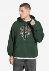 Bluza sportowa męska Prosto Athletic z kapturem. Zielone bluzy z kapturem Prosto., m, z aplikacjami, z bawełny, z kapturem. Za 163.99 zł.