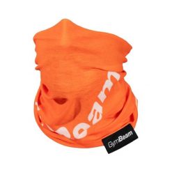 Komin na szyję antybakteryjny pomarańczowy. Brązowe szaliki GYMBEAM, bez wzorów, z materiału. Za 34.90 zł.