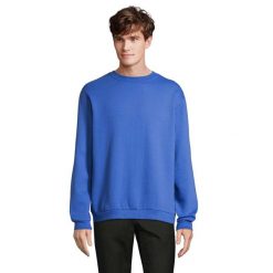 Męska Bluza Z Okrągłym Dekoltem Spider. Niebieskie bluzy SOL'S, m, bez wzorów, bez kaptura. Za 69.99 zł.