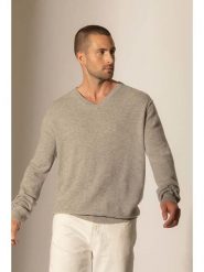 Perfect Cashmere Kaszmirowy sweter "Lorenzo" w kolorze beżowym rozmiar: L. Brązowe swetry nierozpinane Perfect Cashmere, l, bez wzorów, z kaszmiru, bez kołnierzyka, bez ramiączek. Za 221.15 zł.