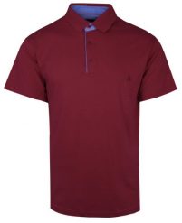 Koszulka POLO, Bordowa Casualowa, Krótki Rękaw, Jednokolorowa, T-shirt -BARTEX. Czerwone bluzki z długim rękawem Bartex, m, bez wzorów, z bawełny, bez kołnierzyka, bez ramiączek. Za 139.00 zł.