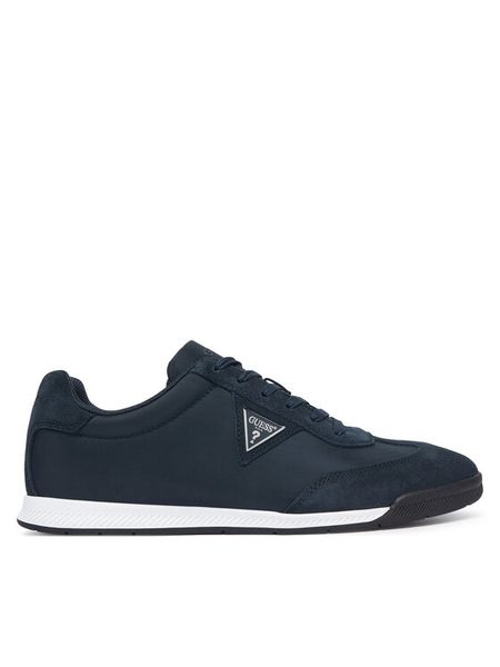 Guess Sneakersy FMTDAS SUE12 Granatowy. Niebieskie buty sportowe casual Guess, z aplikacjami, ze skóry, bez zapięcia. Za 494.99 zł.