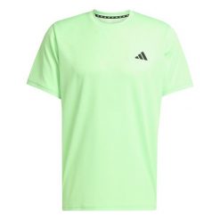 Koszulka adidas Train Essentials. Czarne buty treningowe Adidas, bez wzorów, na fitness i siłownię. Za 128.50 zł.