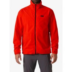 Kurtka przeciwdeszczowa męska Helly Hansen HP Racing Jacket 2.0. Czerwone kurtki przeciwdeszczowe Helly Hansen, m, bez wzorów, bez kaptura. Za 698.50 zł.