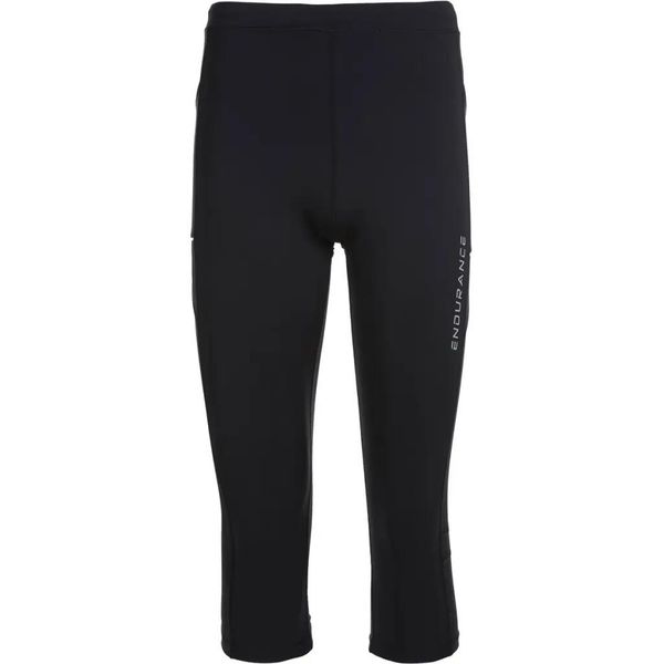 Legginsy o długości 3/4 Endurance Energy. Czarne legginsy długie sportowe Endurance, m, bez wzorów, z poliesteru, do biegania. Za 175.50 zł.