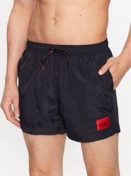 Hugo Szorty kąpielowe Dominica 50493450 Czarny Regular Fit. Czarne kąpielówki Hugo, m, bez wzorów, z syntetyku. Za 189.99 zł.
