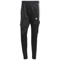 Spodnie męskie adidas Tiro Cargo. Czarne spodnie materiałowe Adidas, na co dzień, m, bez wzorów, z poliesteru, sportowe. Za 229.99 zł.