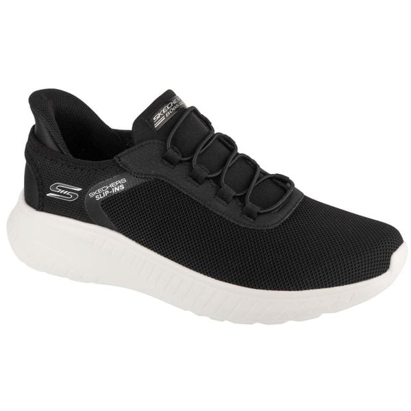 Buty sportowe Sneakersy męskie, Slip-Ins: Bobs Squad Chaos - Tough Walk. Czarne buty sportowe casual Skechers, bez wzorów, bez zapięcia. Za 299.99 zł.