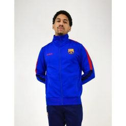 Dres treningowy FC Barcelona męski 25/26. Niebieskie komplety dresowe FC Barcelona, m, bez wzorów, z dresówki, bez ramiączek. W wyprzedaży za 312.55 zł.