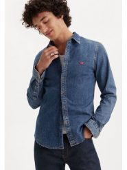 Levi's Koszula dżinsowa w kolorze granatowym rozmiar: XXL. Niebieskie koszule Levi's®, s, bez wzorów, bez kołnierzyka, bez ramiączek. Za 137.42 zł.