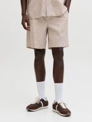 Jack & Jones Szorty "Jaiden" w kolorze beżowym rozmiar: XXL. Brązowe szorty Jack & Jones, xxl, bez wzorów, z bawełny. Za 74.63 zł.