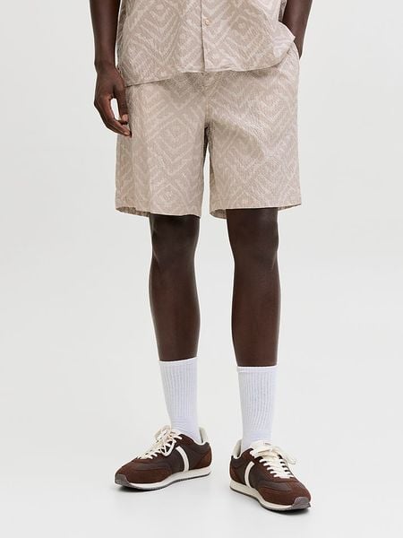 Jack & Jones Szorty "Jaiden" w kolorze beżowym rozmiar: S. Brązowe szorty Jack & Jones, s, bez wzorów, z bawełny. Za 101.94 zł.
