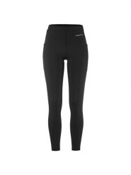 Craft Essence Tights 3 M – Legginsy treningowe, materiał z recyklingu – Black. Czarne legginsy długie sportowe Craft, m, bez wzorów, z dżerseju, na fitness i siłownię. Za 344.00 zł.