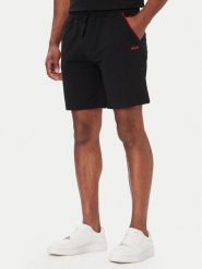 HUGO Szorty sportowe Noah 50566165 Czarny Regular Fit. Czarne krótkie spodenki sportowe Hugo, m, bez wzorów, z bawełny. Za 339.99 zł.