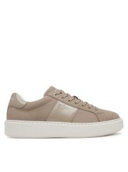 KARL LAGERFELD Sneakersy KL52218 Szary. Szare buty sportowe casual KARL LAGERFELD, bez wzorów, z nubiku, bez zapięcia. Za 619.99 zł.