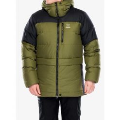 Kurtka puchowa męska Haglofs Riksgransen Down 850 Hood. Zielone kurtki narciarskie i snowboardowe Haglöfs, m, bez wzorów, z puchu, narciarskie. Za 1,899.99 zł.