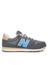 New Balance Sneakersy GM500TBW Szary. Szare buty sportowe casual New Balance, bez wzorów, ze skóry, bez zapięcia. Za 289.99 zł.