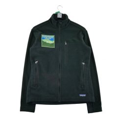 Second life - Kurtka polarowa męska Patagonia Synchilla - Stan bardzo dobry. Czarne kurtki Patagonia, l, bez wzorów, z materiału, bez kaptura. Za 255.56 zł.