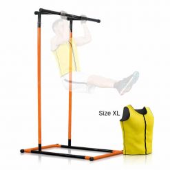 Pack stacja do podciągania i kamizelka sportowa sauna InnovaGoods. Brązowe kamizelki sportowe innovagoods, m, bez wzorów, z materiału, bez kaptura, na fitness i siłownię. Za 1,383.99 zł.