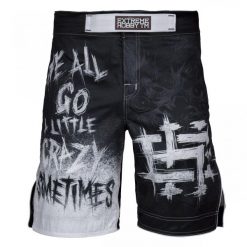 Spodenki do Grapplingu MMA BJJ K1 męskie EXTREME HOBBY PSYCHO CLOWN. Czarne krótkie spodenki sportowe EXTREME HOBBY, l, bez wzorów, z poliesteru. Za 219.00 zł.