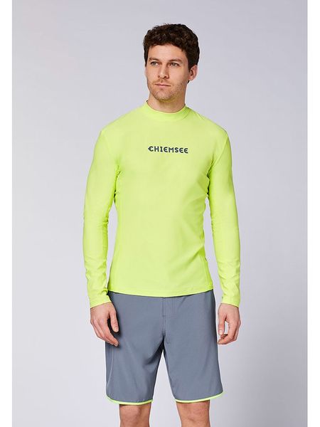 Chiemsee Koszulka kąpielowa w kolorze zielonym rozmiar: M. Zielone kąpielówki Chiemsee, m, bez wzorów, z materiału. Za 118.01 zł.