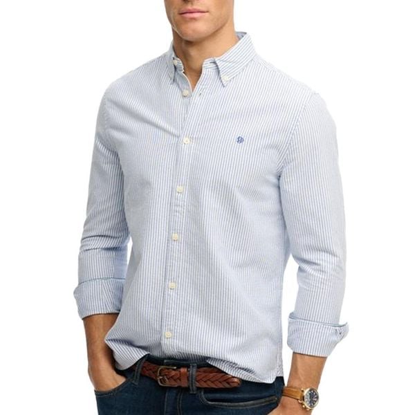 Koszula z długim rękawem Superdry Preppy Oxford. Niebieskie koszule Superdry, xl, bez wzorów, z bawełny, bez kołnierzyka, bez ramiączek. Za 268.00 zł.