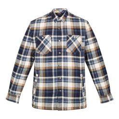 Koszula turystyczna męska Regatta Thamos z długim rękawem. Niebieskie koszule Regatta, m, bez wzorów, z polaru, bez kołnierzyka, bez ramiączek. W wyprzedaży za 250.45 zł.