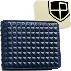 Portfel męski Peterson PTN EH-07Z granatowy. Niebieskie portfele Peterson, bez wzorów. Za 69.99 zł.