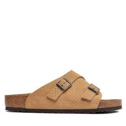 Klapki Birkenstock. Brązowe klapki Birkenstock. Za 579.99 zł.