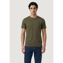 Koszulka crop top Mężczyzna U.S. POLO ASSN. MICK-BASIC. Zielone koszulki polo U.S. Polo Assn., m, bez wzorów, z bawełny, bez kołnierzyka, bez ramiączek. W wyprzedaży za 159.75 zł.