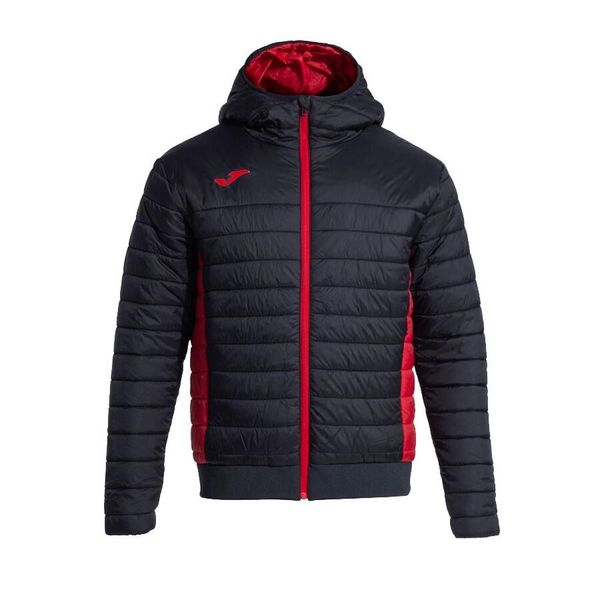 Kurtka z kapturem Joma Urban V. Czarne kurtki Joma, bez wzorów, z puchu, z kapturem. Za 331.45 zł.