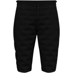 Spodenki techniczne męskie ODLO Zeroweight Insulator Short. Czarne spodenki rowerowe ODLO, m, bez wzorów, z dzianiny, do biegania. Za 538.35 zł.