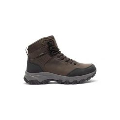 Buty trekkingowe Trespass Stride. Brązowe buty turystyczne Trespass, bez wzorów, z gumy, bez zapięcia, trekkingowe. Za 581.99 zł.