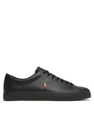 Polo Ralph Lauren Sneakersy Longwood 816884372002 Czarny. Czarne buty sportowe casual Polo Ralph Lauren, bez wzorów, ze skóry, bez zapięcia. Za 399.99 zł.