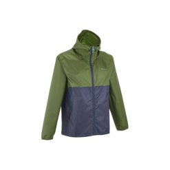 Kurtka przeciwdeszczowa turystyczna Raincut na zamek męska. Kurtki marki QUECHUA. W wyprzedaży za 39.99 zł.