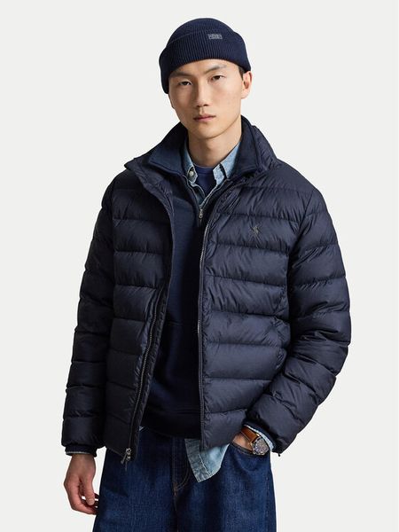 Polo Ralph Lauren Kurtka przejściowa 710B20424002 Granatowy Regular Fit. Niebieskie kurtki Polo Ralph Lauren, m, bez wzorów, z syntetyku, bez kaptura. Za 1,699.00 zł.