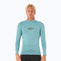 Longsleeve do pływania męski Rip Curl Raw Energy UPF Performance. Zielone odzież kąpielowa RIPCURL, m, bez wzorów. Za 129.99 zł.