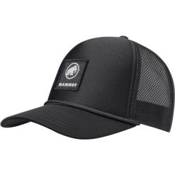 Czapka z daszkiem Mammut Crag Cap Logo - black S/M. Czarne czapki z daszkiem Mammut, na wiosnę, z aplikacjami, z bawełny. Za 214.99 zł.