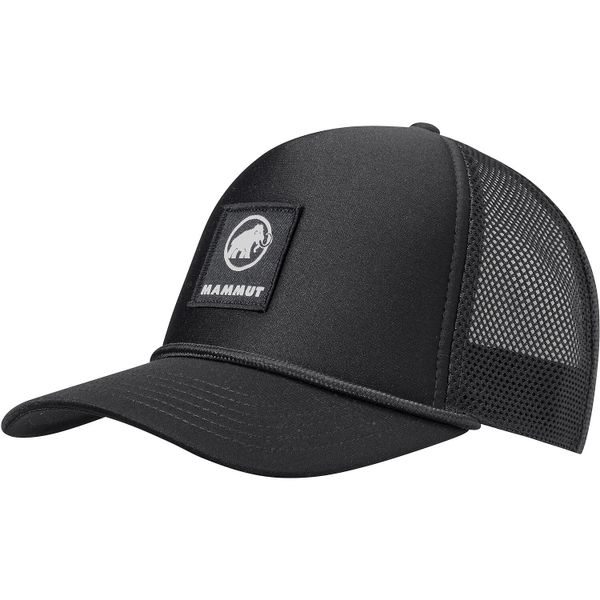 Czapka z daszkiem Mammut Crag Cap Logo - black S/M. Czarne czapki z daszkiem Mammut, na wiosnę, z aplikacjami, z bawełny. Za 214.99 zł.