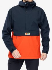 Kurtka przeciwdeszczowa męska Fjallraven Vardag Hydratic Anorak. Niebieskie kurtki Fjällräven, l, bez wzorów, z kapturem. Za 901.99 zł.