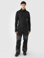4F Spodnie snowboardowe membrana 10000 męskie - czarne 3XL. Czarne spodnie narciarskie i snowboardowe 4F, m, bez wzorów, z dzianiny, narciarskie. W wyprzedaży za 399.99 zł.