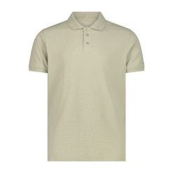 Koszulka polo z piki CMP. Brązowe koszulki polo CMP, m, bez wzorów, bez kołnierzyka, bez ramiączek. Za 282.50 zł.