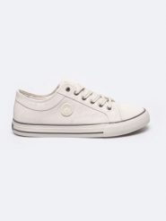 Trampki męskie niskie szare RR174341 901. Szare trampki BIG STAR, m, z aplikacjami, bez zapięcia. Za 169.99 zł.